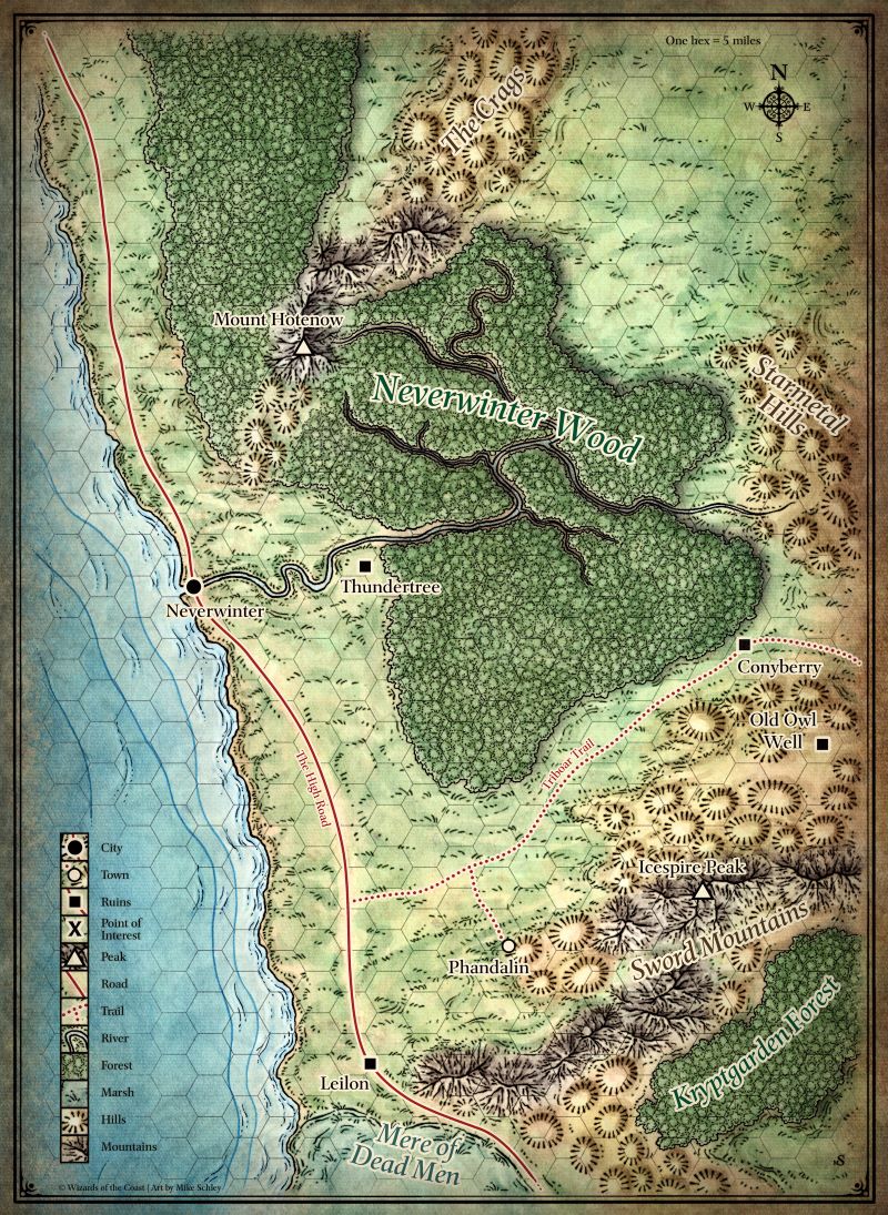 Sword Coast Map