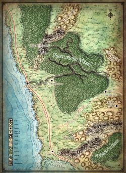 Map of Sword Coast